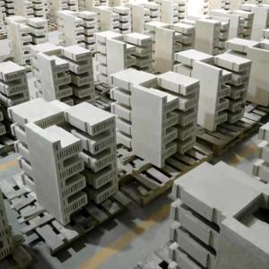 Thermal batteries palettes in a warehouse 