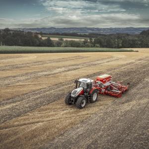 machinery in a field
