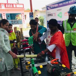 people working together