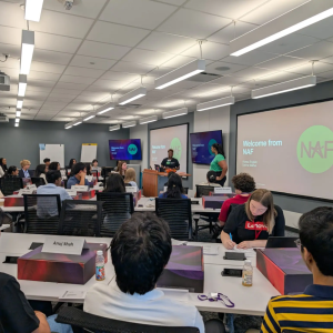 Students in a classroom