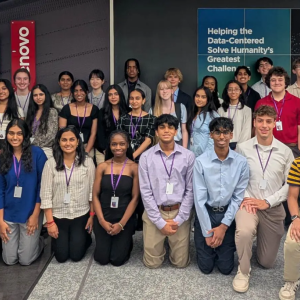 Group of interns posing for a photo