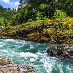 A river running through a landscape
