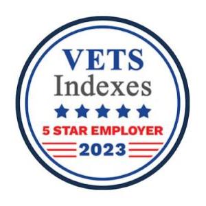 VETS index 2023 badge