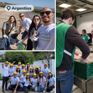 volunteers in Argentina