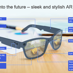 AR glasses with descriptions of functions