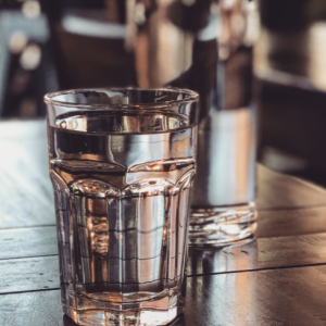 Glass of water