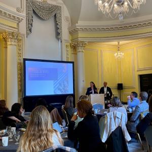 Presentation in conference room