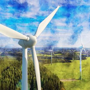 windmill painting