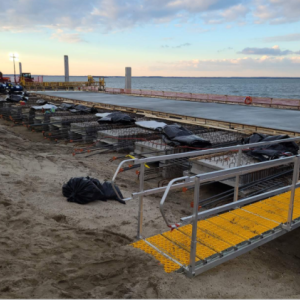 construction site at wharf