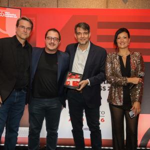 people at awards event