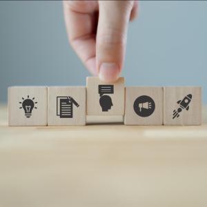 small wooden tiles with images