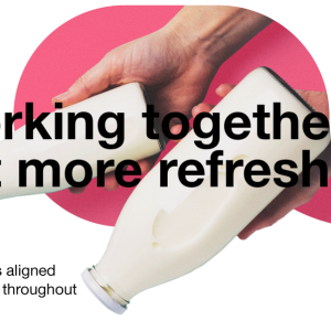 Working together is just more refreshing.