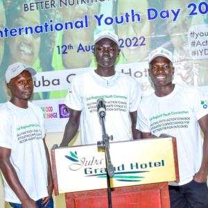Action Against Hunger's youngest activists raise awareness during International Youth Day 2022. 