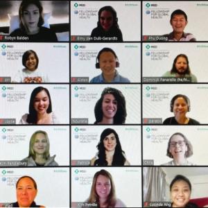 25 people appearing in a zoom chat