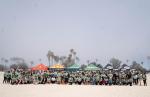 170 volunteers came together for the 4th annual Freeway Faceoff Beach Cleanup.