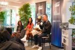 Industry professionals from AEG Presents and Goldenvoice spoke to students during a panel at the AEG Futures Head in the Clouds.