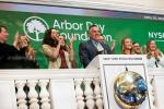 Arbor Day Foundation CEO Dan Lambe rings New York Stock Exchange Opening Bell on Arbor Day. Photo courtesy of New York Stock Exchange. 