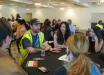 Students had the chance to connect with industry professionals one-on-one.
