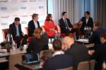 Ewa Kudlinska-Pyrz and others speaking on stage