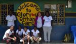 group photo in front of Orphan Care