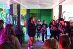 Students had a chance to listen to a fireside chat with THURZ, an LA-based artist and creator of the popular Coachella activation Party In My Living Room™.