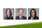 Headshots of Monica Gross Lopez, Hinton Taylor, and Janel Taylor