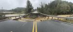 flooded road