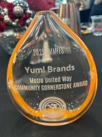 "Yum! Brands, Metro United Way Community Cornerstone Award"