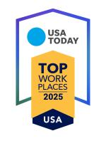 USA Today Top Work Places 2025 logo