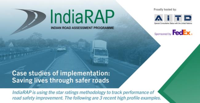 IndiaRAP - Case studies of implementation: Saving lives through safer roads
