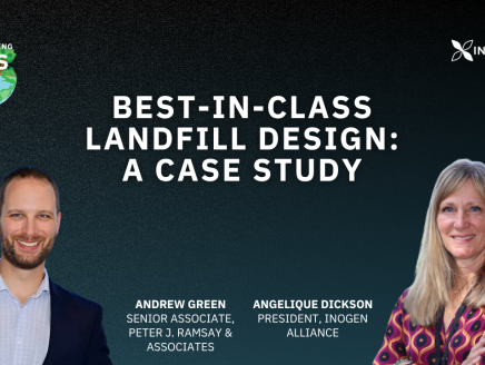 Podcast title with headshots of guest speakers