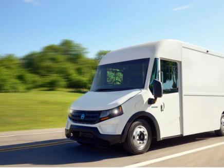 White commercial EV