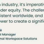 "As leaders in the tech industry, it's imperative that we elevate our commitment to gender equity. The challenges women face in joining tech are consistent worldwide, and by uniting our efforts now, we have the power to create a significant global impact." - Delphine Donne, VP and General Manager, Logitech Personal Workspace Solutions