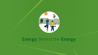Energy Behind the Energy and abstract image of people exercising.