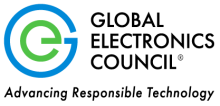 Global Electronics Council logo with tagline “Advancing Sustainable Technology.”