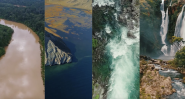 Collage of different types of water on Earth