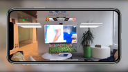 Above: 5G-enabled use cases, supported by spatial computing and 4K live streaming, could transform future workspaces. Above is just one example provided by Eyecandylab, participant in Ericsson’s 5G start-up program.  