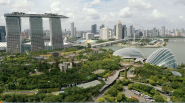 aerial view of Singapore