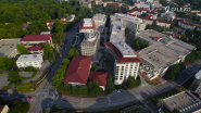 Birds-eye view of buildings