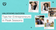 Collage showing GoDaddy entrepreneurs.