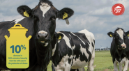 "10% decrease in GHG emissions intensity from the milk used in the production of cheese"