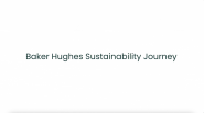 "Baker Hughes Sustainability Journey"