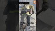 Firefighter at work