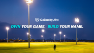 GoDaddy Airo; Own your game, build your name.