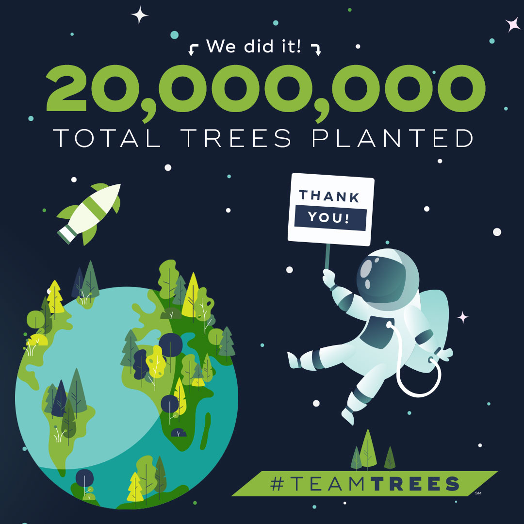 Arbor Day Foundation and YouTube Surpass Donation Goal to Pl