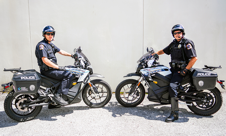 Electric Police Motorcycles Help Florida City Meet