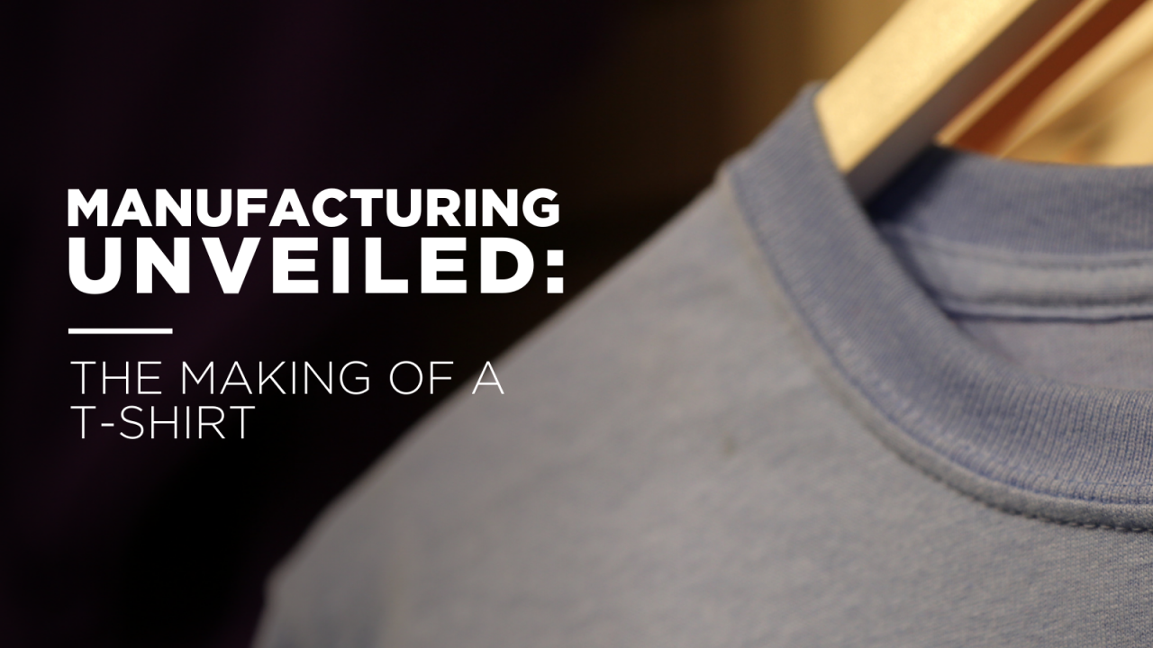 Manufacturing Unveiled The Making of a Tshirt