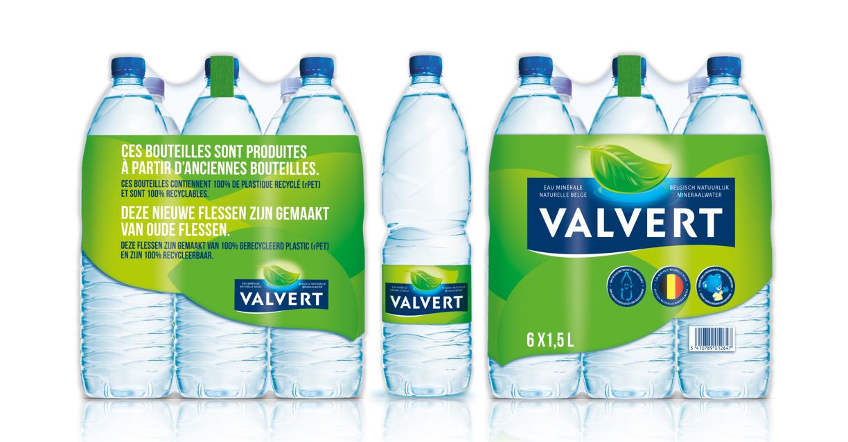 Spiksplinternieuw VALVERT launches 100% recycled plastic bottle QP-58