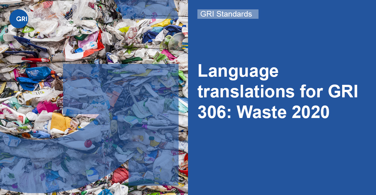 GRI Waste Standard available in nine languages