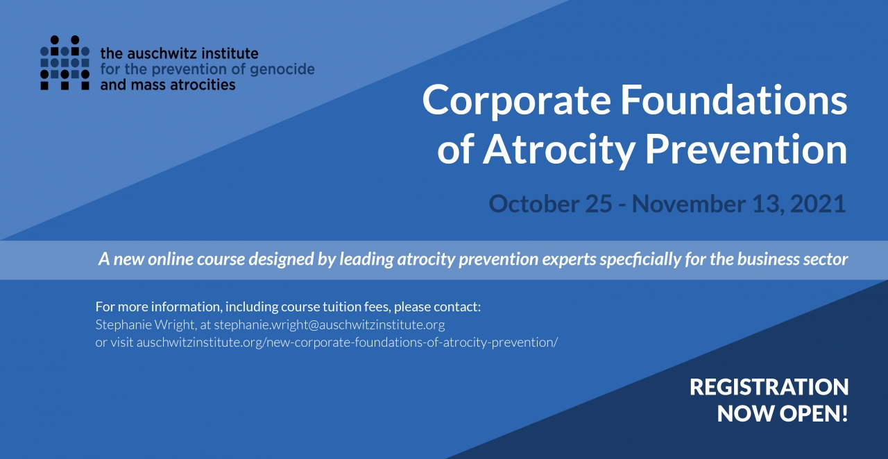 AIPG Corporate Foundations of Atrocity Prevention Course